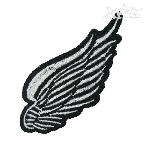 Wing Embroidery Design