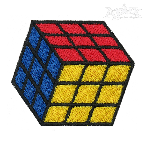 Rubik Embroidery Design