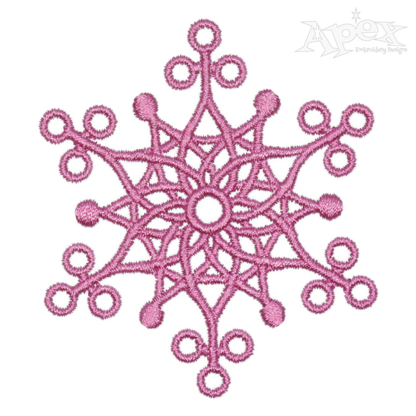 Snowflake Pack Embroidery Design
