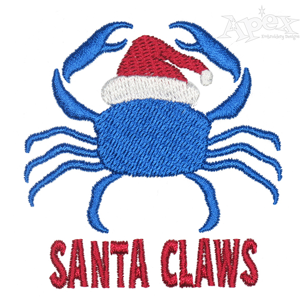 Santa Claw Embroidery Design