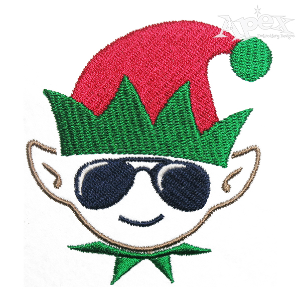 Cool Elf Embroidery Design
