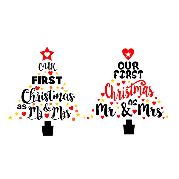 Our First Christmas SVG Cuttable Design