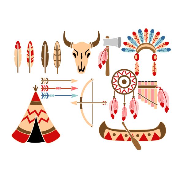 Native America Pack SVG Cuttable Design
