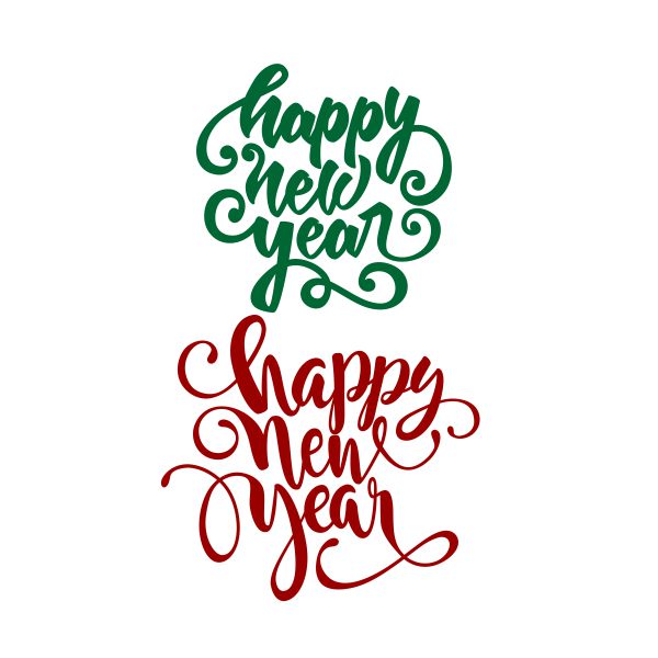 Happy New Year SVG Cuttable Design