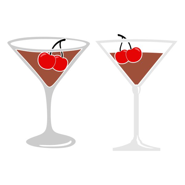 Cherry Wine SVG Cuttable Design