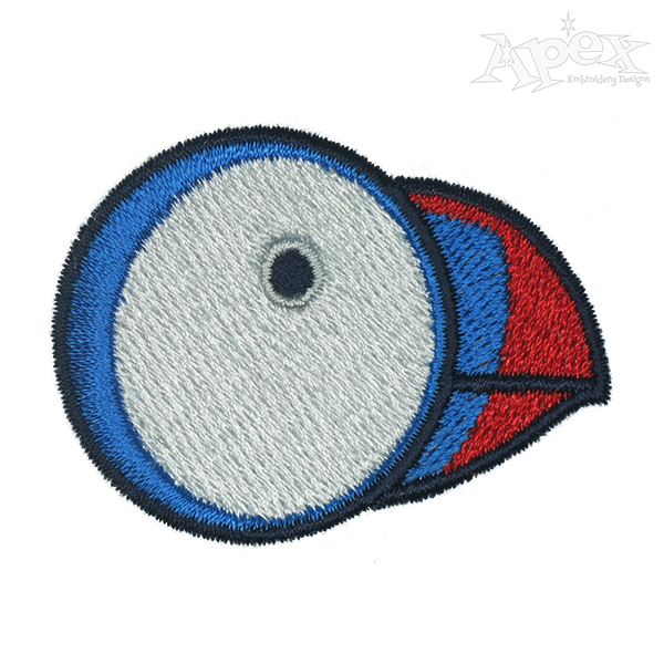 Puffin Bird Embroidery Design