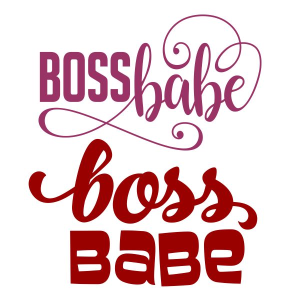 Boss Babe SVG Cuttable Design