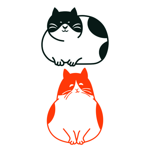 Japan Cat SVG Cuttable Design