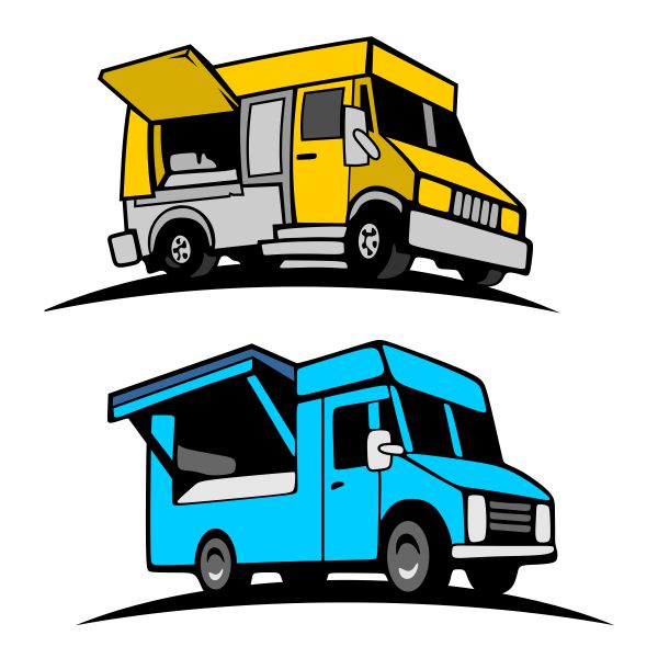 Street Food Truck SVG Cuttable Design