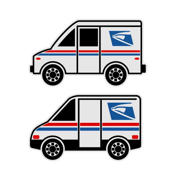 Mail Truck SVG Cuttable Design