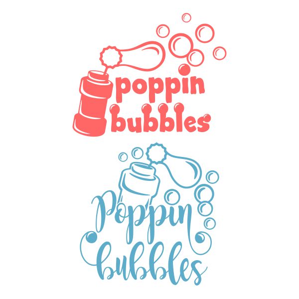 Poppin Bubbles SVG Cuttable Design