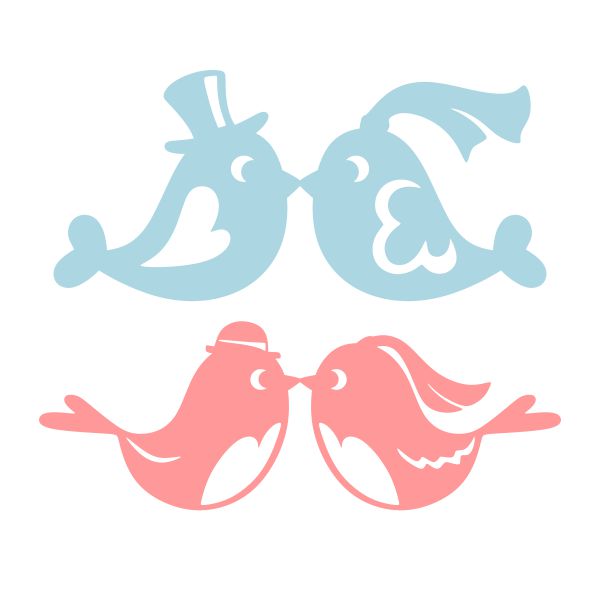 Wedding Birds SVG Cuttable Design