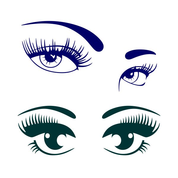 Sexy Eyes SVG Cuttable Design