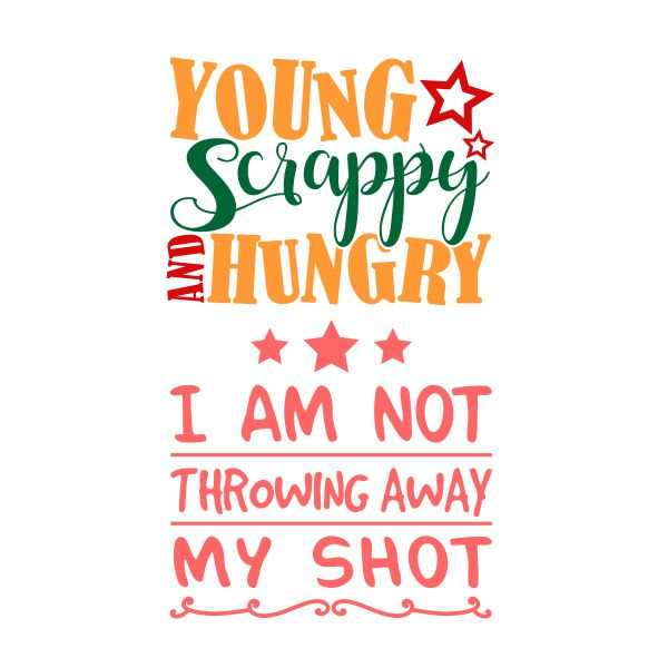 Young Scrappy Hungry SVG Cuttable Design
