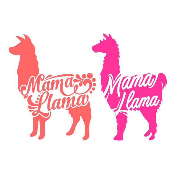 Download Mama Llama Cuttable Design Apex Embroidery Designs Monogram Fonts Alphabets