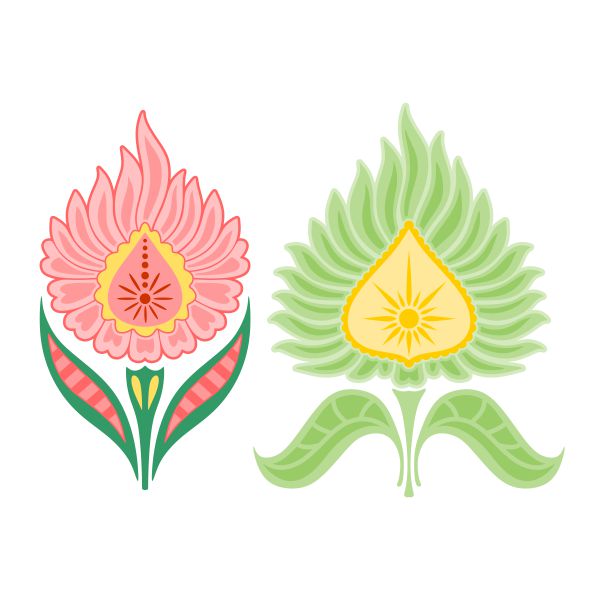 Indian Flower SVG Cuttable Design