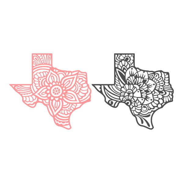 Texas Mandala Cuttable Design Apex Embroidery Designs Monogram Fonts Alphabets