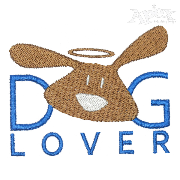 Dog Lover Embroidery Design