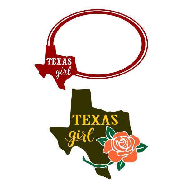 Texas Girl SVG Cuttable Design