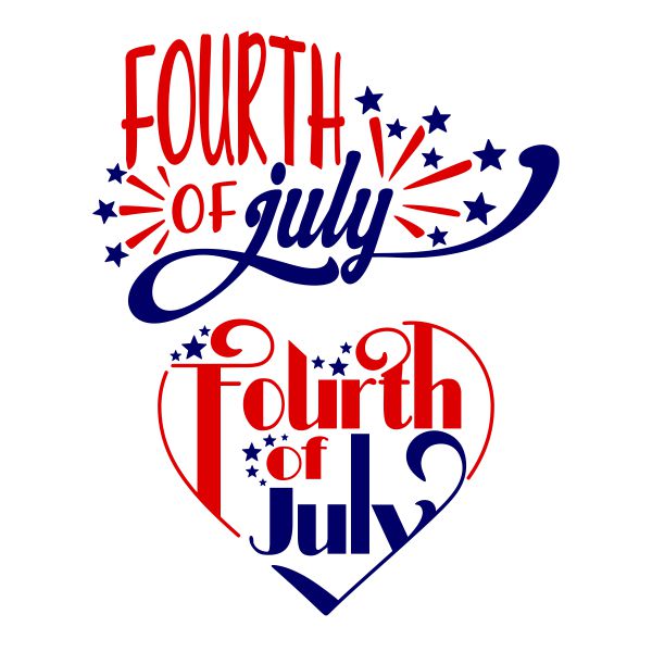 Fourth of July SVG Cuttable Design