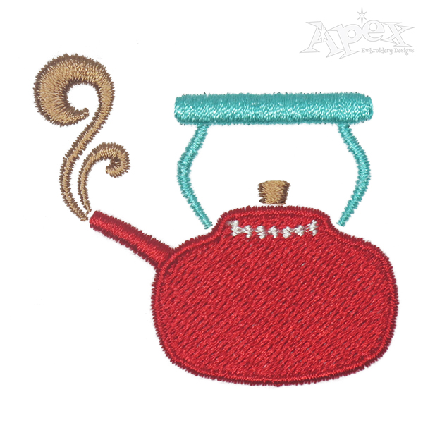 Kettle Embroidery Design