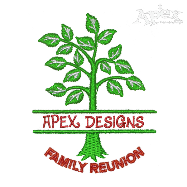 Family Reunion Tree Split Embroidery Frame