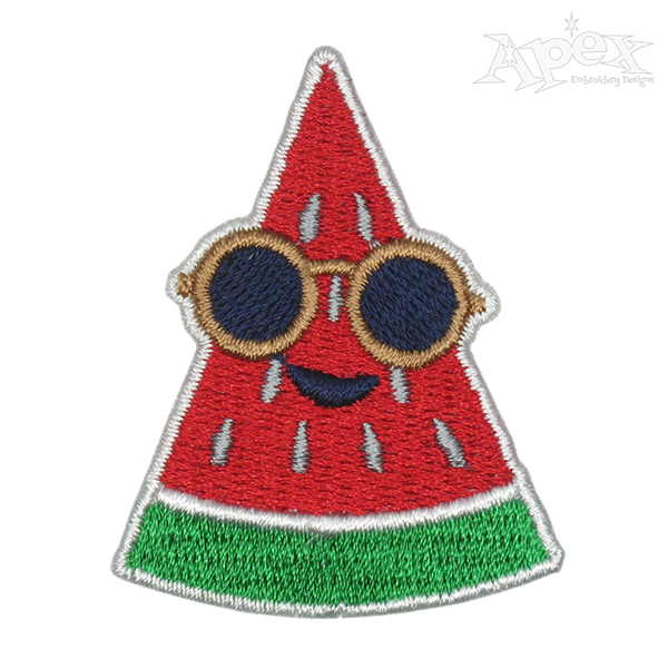 Cool Watermelon Embroidery Design
