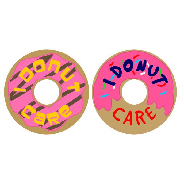 I Donut Care SVG Cuttable Design