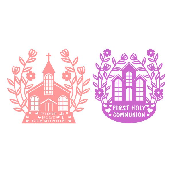First Holy Communion SVG Cuttable Design
