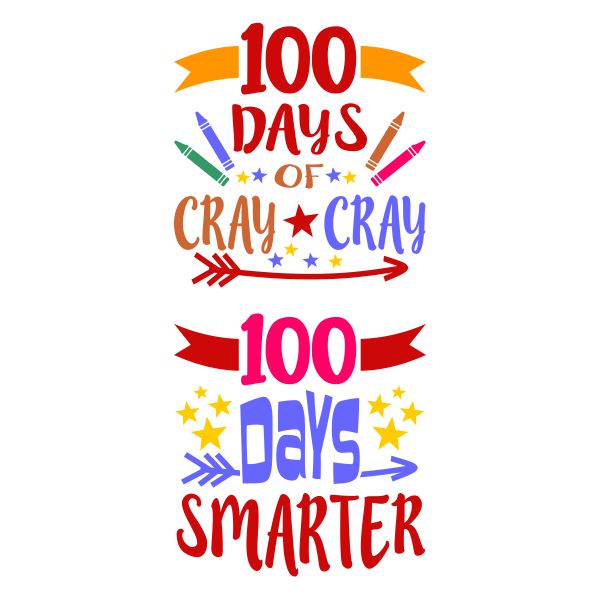 100 Days Pack SVG Cuttable Design
