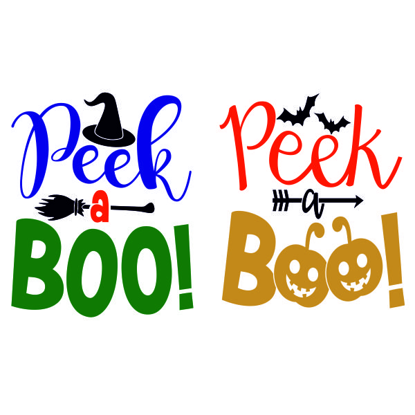 Halloween Peek a Boo SVG Cuttable Design