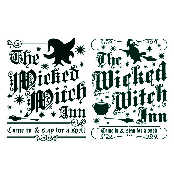 The Wicked Witch Inn - Come In and Stay for a Spell SVG Cuttable Design