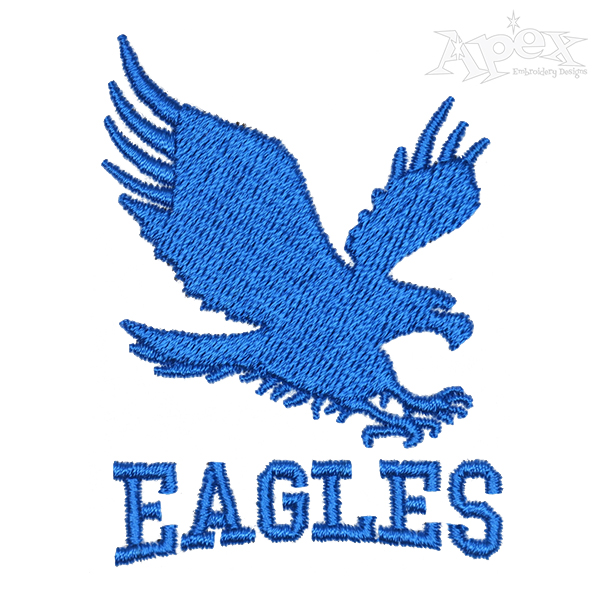 Eagles Embroidery Design