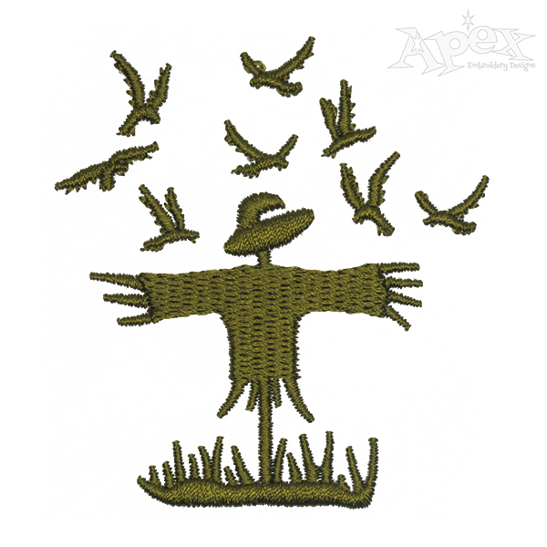 Scarecrow Embroidery Design