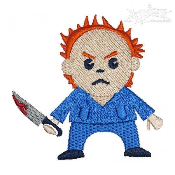 Michael Myers Embroidery Design