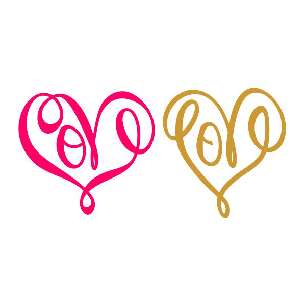 Love Heart SVG Cuttable Design