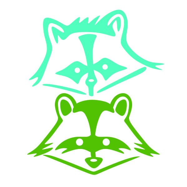 Raccoon Face SVG Cuttable Design