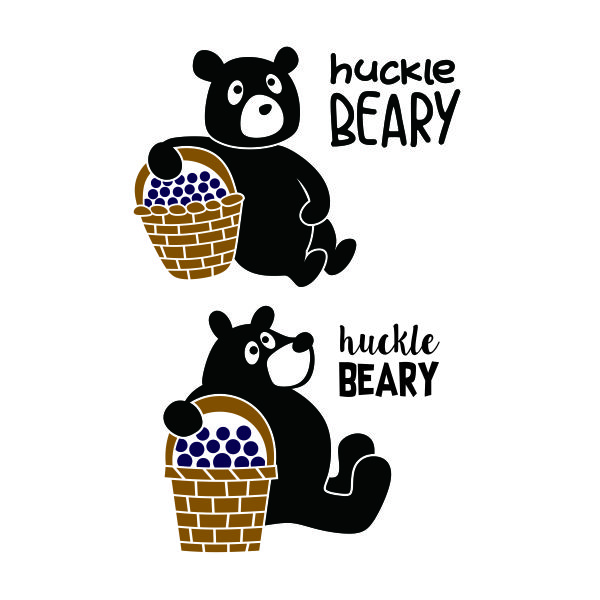 Hucklebeary Huckle Beary SVG Cuttable Design