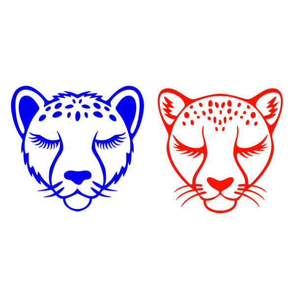 Cheetah SVG Cuttable Design