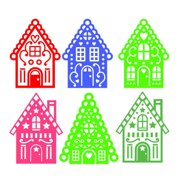 Lovely House Pack SVG Cuttable Design