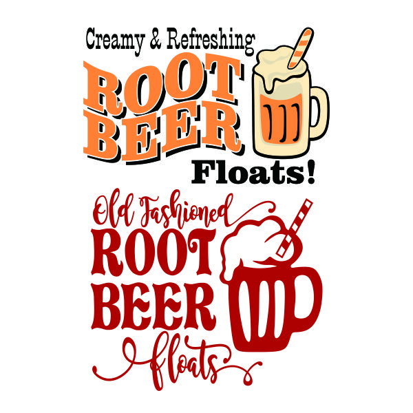 Root Beers Floats SVG Cuttable Design