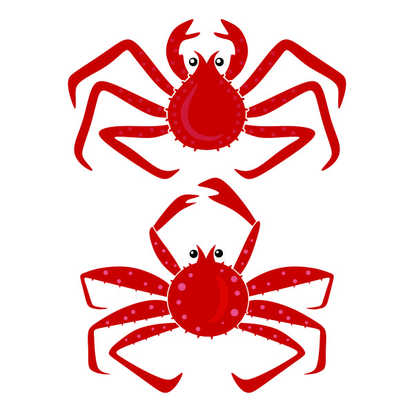 King Crab SVG Cuttable Design