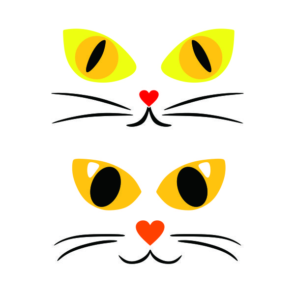 Cat Eyes SVG Cuttable Design