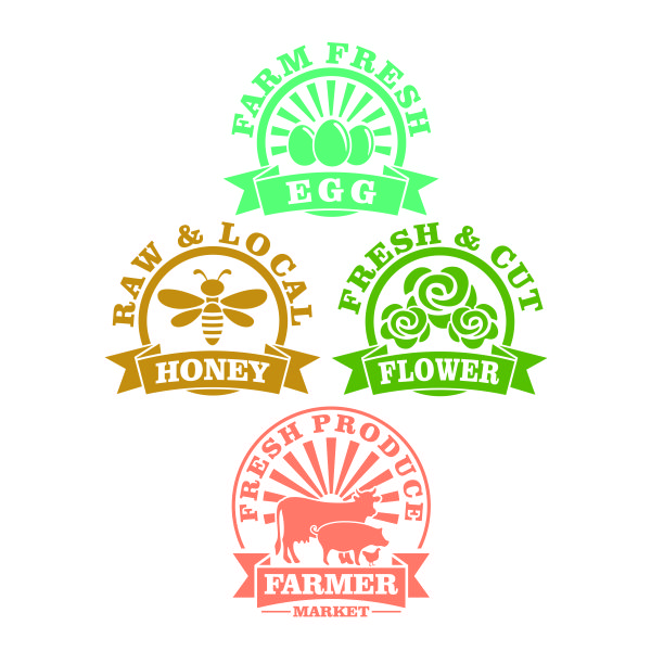 Farm Fresh Pack SVG Cuttable Designs