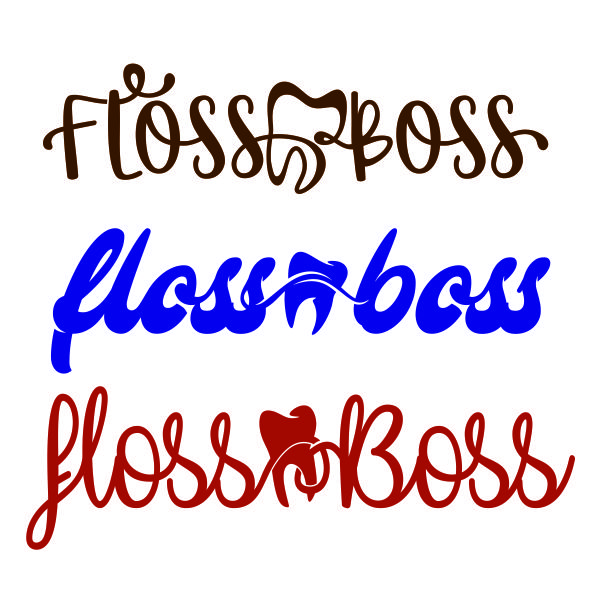 Floss Boss SVG Cuttable Design