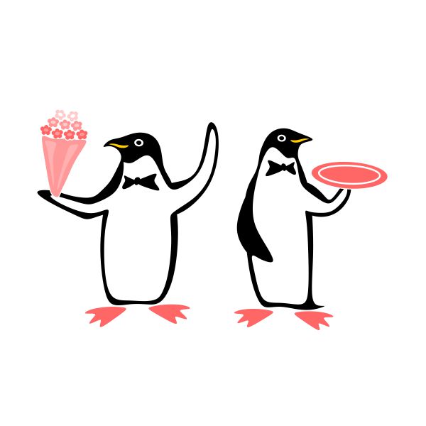 Party Penguin SVG Cuttable Design