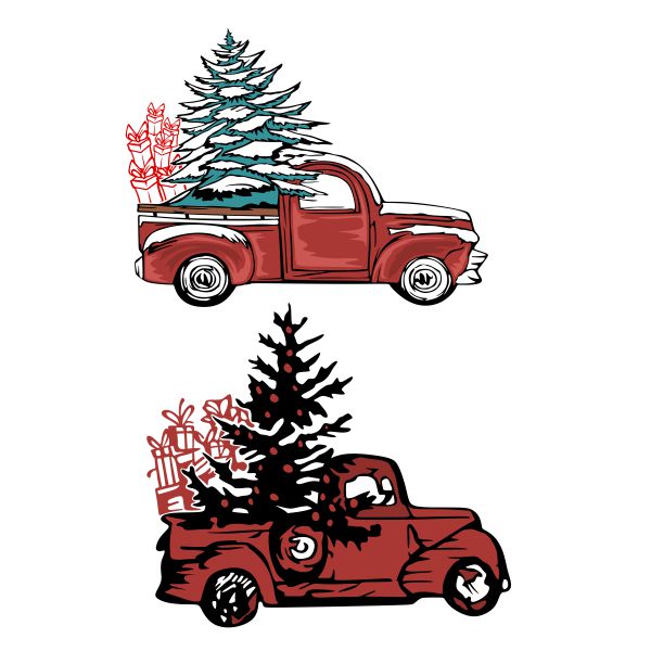 Christmas Truck Cuttable Design Apex Embroidery Designs Monogram Fonts Alphabets