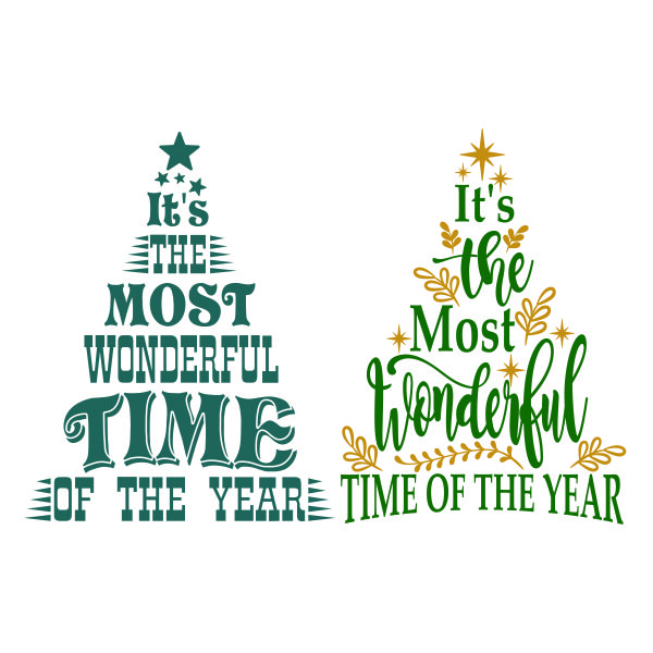 It's the Most Wonderful Time of the Year SVG Cuttable Design