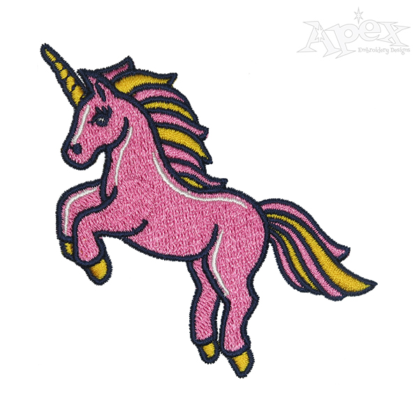 Unicorn Embroidery Design