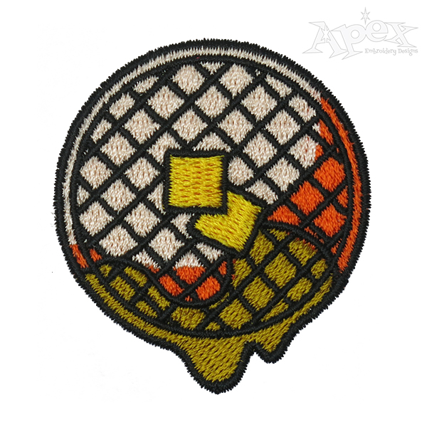 Waffle Embroidery Design
